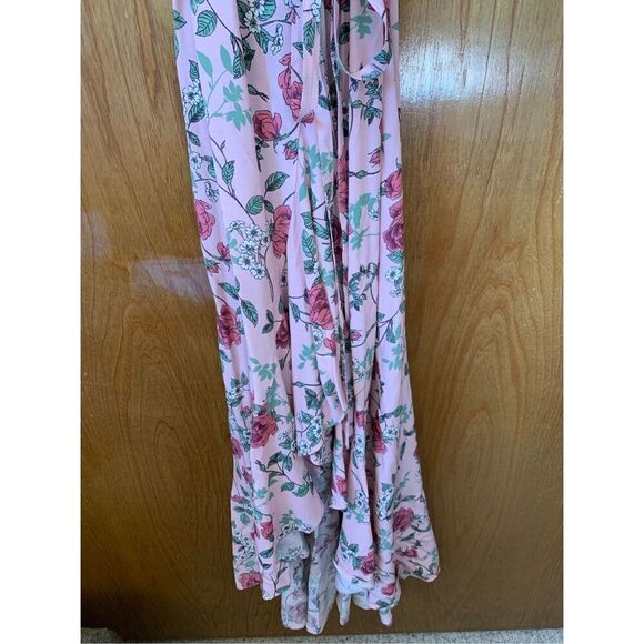 Yumi Kim Meadow Wrap Maxi Dress in Fortune Teller Blush Size XL - Picture 8 of 12